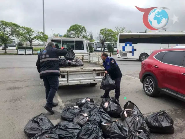 Samsun Belediyesi Zabıta Müdürlüğü, Sağlıksız Şartlarda Taşınan 500 Kilogram İç Yağına El Koydu