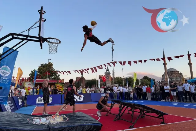 Kayseri’de 3x3 Uluslararası Basketbol Turnuvası Heyecanı