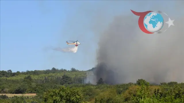 Çanakkale Lapseki’de Meydana Gelen Yangın Kontrol Altına Alındı