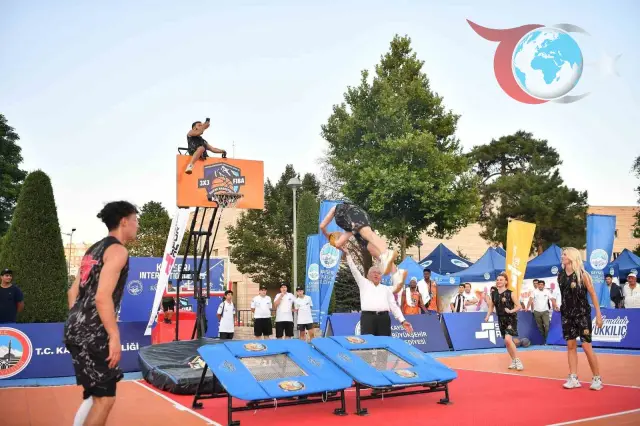 Kayseri'de FIBA Onaylı 3x3 Basketbol Turnuvası Coşkusu