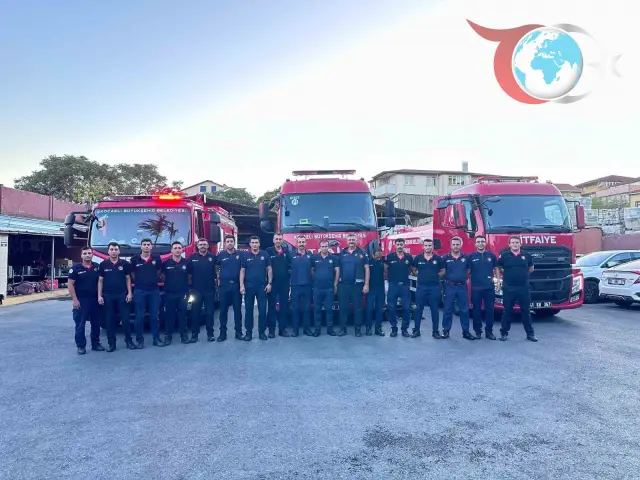 Kocaeli İtfaiyesi'nden Çanakkale'deki Yangına Destek