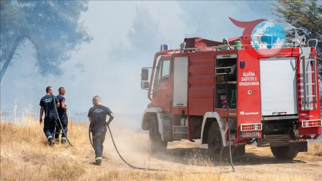 Karadağ ve Balkanlar Orman Yangınlarıyla Mücadele Ediyor