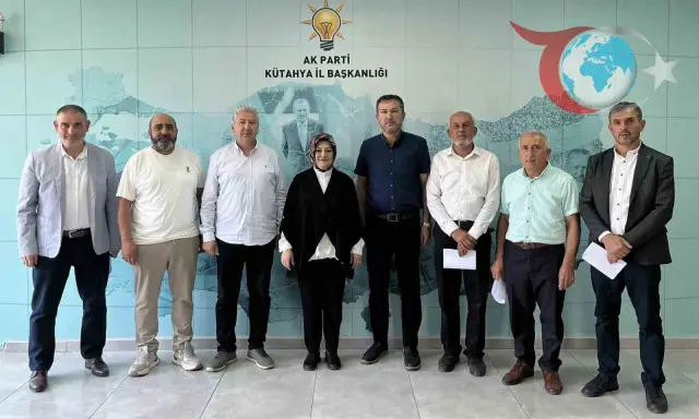 Kütahya AK Parti'de Yeni Belde Başkanları Göreve Başladı