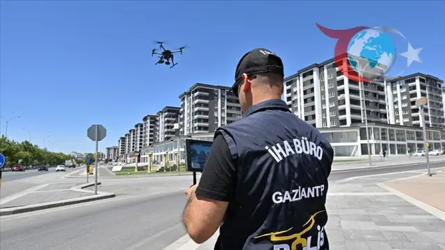 Gaziantep'te Trafik Kazalarına Karşı Dron Destekli Müdahale Dönemi