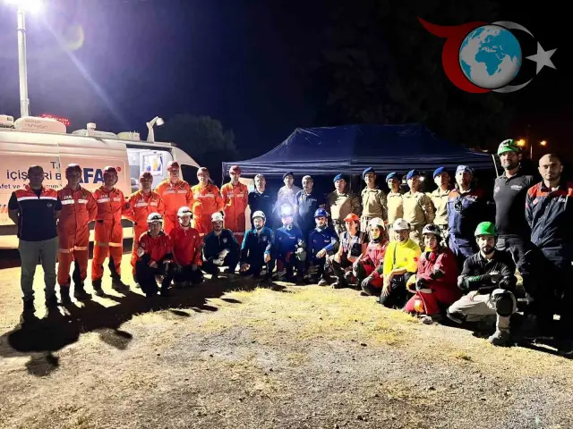 Aydın'da 17 Ağustos Depremi Yıl Dönümünde Gerçekleştirilen Saha Tatbikatı