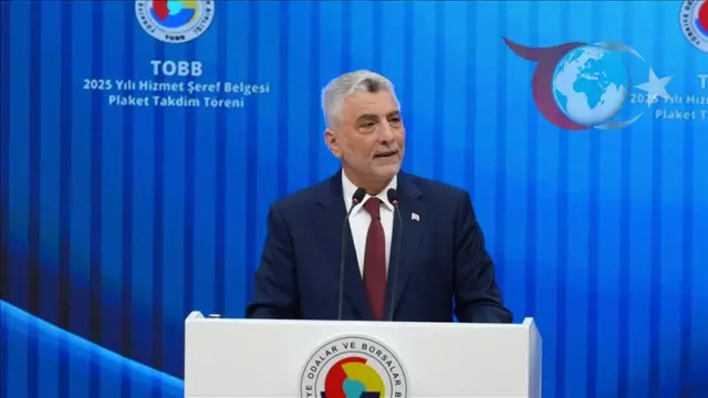 Bakan Bolat, TOBB Hizmet Şeref Belgesi ve Plaket Töreni'ne Katıldı