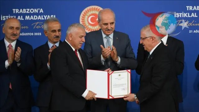 Trabzon'un Milli Mücadele'deki Fedakarlığı İstiklal Madalyası ile Taçlandı
