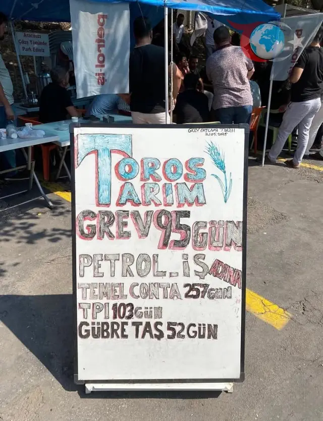 Toros Tarım İşçilerinin Grevi 95. Gününde Devam Ediyor