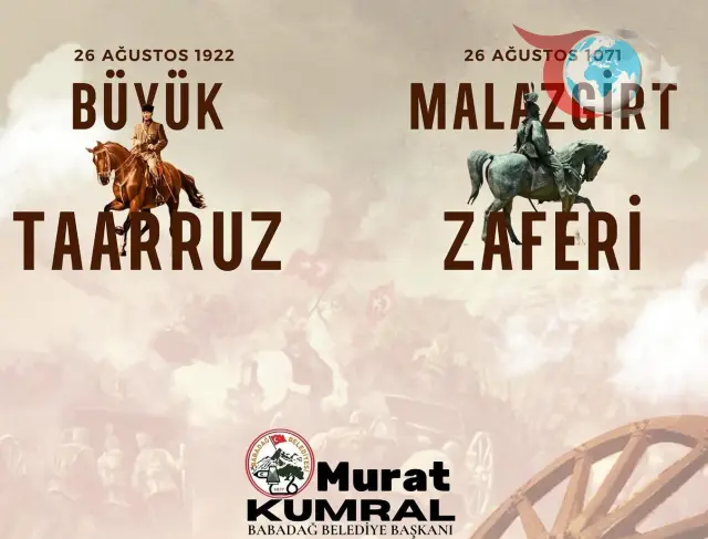 Tarihi Zaferlerin Yıldönümüne Özel Anlamlı Mesaj