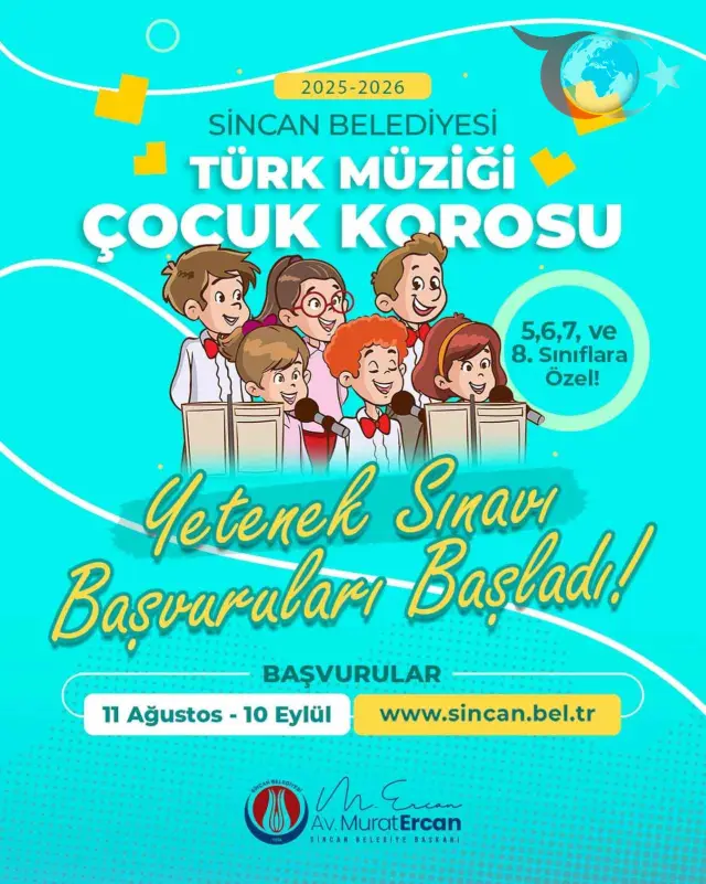 Gençler için Müzik Dolu Bir Gelecek: Sincan Belediyesi Türk Müziği Çocuk Korosu