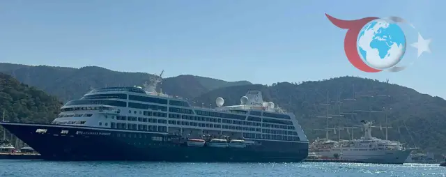 Marmaris Limanında Yolcu Gemisi Hareketliliği: Yüzlerce Turist İlçeye Akın Etti
