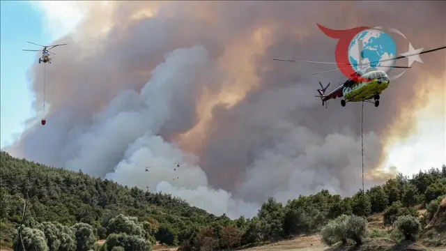 Bursa ve Hatay'da Orman Yangınlarıyla Mücadele Devam Ediyor