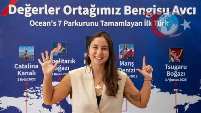 Türk Yüzücü Bengisu Avcı'dan Okyanus Yedilisi'nde Tarihi Başarı