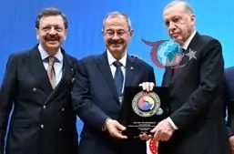 GSO TOBB Delegelerine Hizmet Şeref Belgesi Takdim Edildi