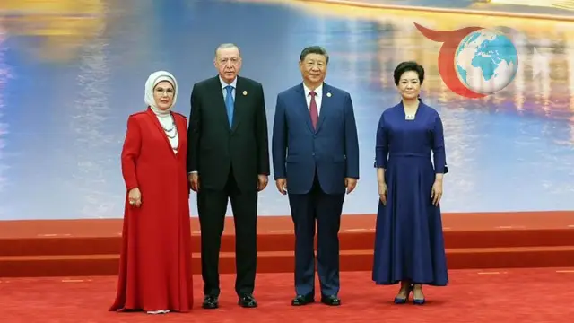 Erdoğan Çifti, Çin'deki Gala Yemeğinde Dünya Liderleriyle Buluştu