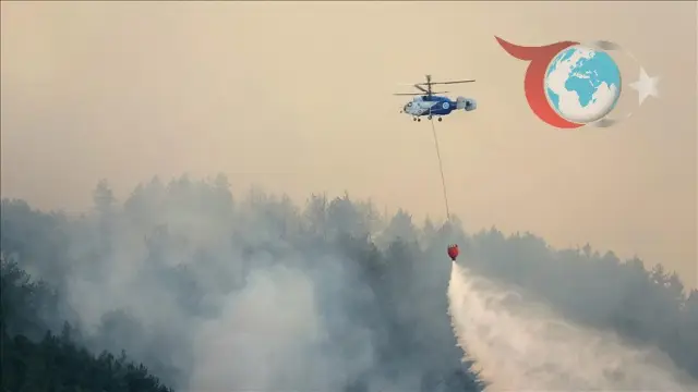 Denizli ve Karabük'ü Saran Orman Yangınlarıyla Mücadele Sürüyor