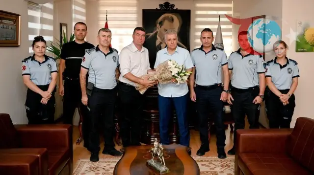 Kuşadası'nda Zabıta Teşkilatı’nın Kuruluş Yıldönümü Kutlaması