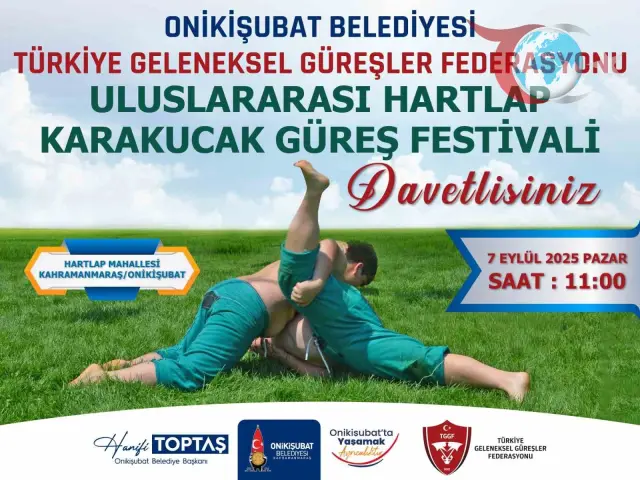 Uluslararası Hartlap Karakucak Güreş Festivali Başlıyor!