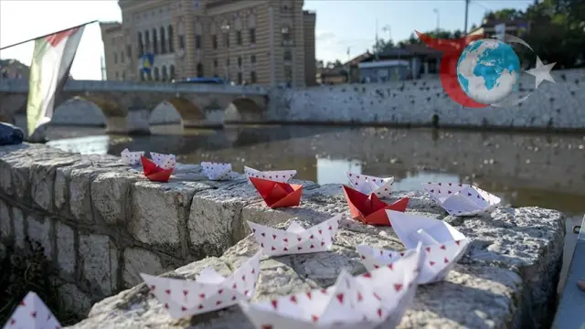 Saraybosna'da Filistin İçin Kağıttan Gemiler: Sumud Dalgası Yükseliyor