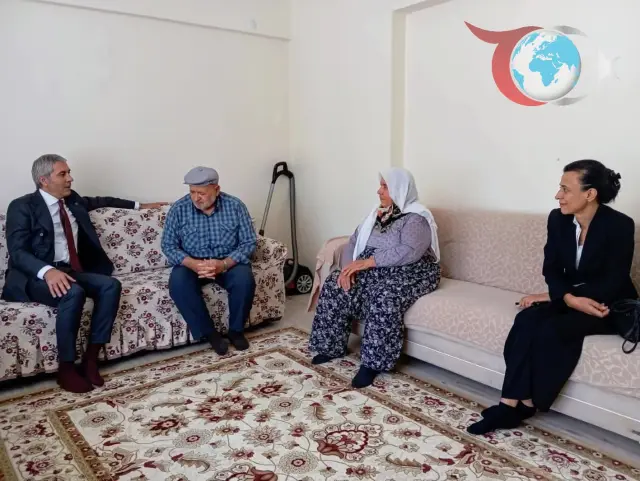 Beypazarı Kaymakamı, Şehit Ailesini Unutmadı