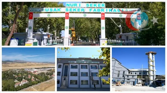 Uşak'ın Asırlık Şeker Fabrikası Yeni Üretim Dönemine Hazırlanıyor