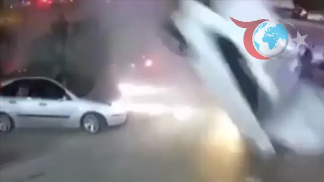 Ankara'nın Sincan İlçesinde Kontrolden Çıkan Araç Panik Yarattı