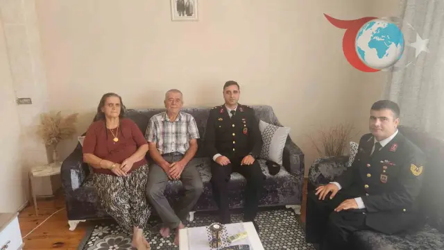 Jandarmadan Aydınlı Kıbrıs Gazilerine Anlamlı Ziyaret