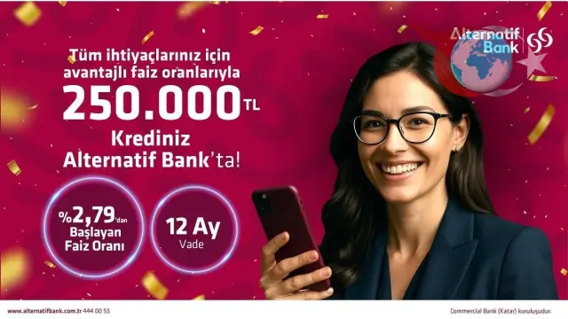 Alternatif Bank'tan Yeni Kredi Kampanyası: Avantajlı Faiz Oranları ve Kolay Başvuru Süreci