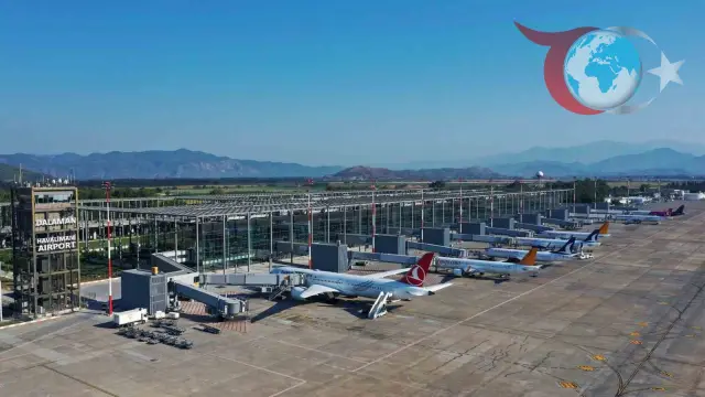 Dalaman Havalimanı Yolcu Trafiğinde Rekor Kırdı