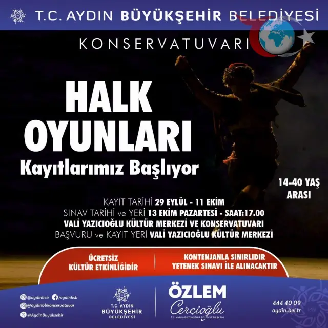 Aydın Konservatuvarı'nda Yeni Dönem: Halk Oyunları Eğitimleri Başlıyor