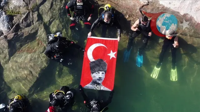 19 Mayıs'ta Dalış Keyfi: Pertek Kalesine Saygı Dalışı
