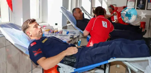 Sinop İl Jandarma Komutanlığı'ndan Kızılay’a Anlamlı Destek