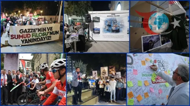 Türkiye'de Filistin'e Destek Etkinlikleri: Şehirler Arasında Barış Mesajı