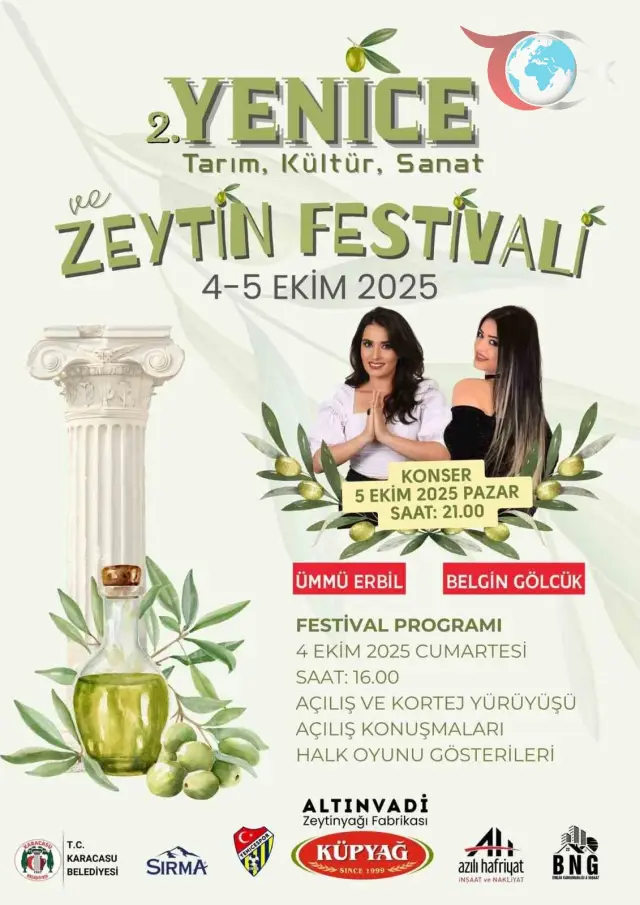 Aydın Karacasu'da Tarım, Kültür, Sanat ve Zeytin Coşkusu Başlıyor!