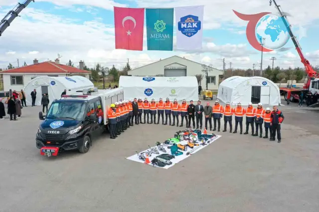 Meram Arama Kurtarma Ekibi, Afetlere Hazırlanmak İçin Eğitimlerini Sürdürüyor