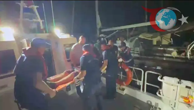 Muğla'da Sahil Güvenlik Ekiplerinden Zorlu Kurtarma Operasyonu