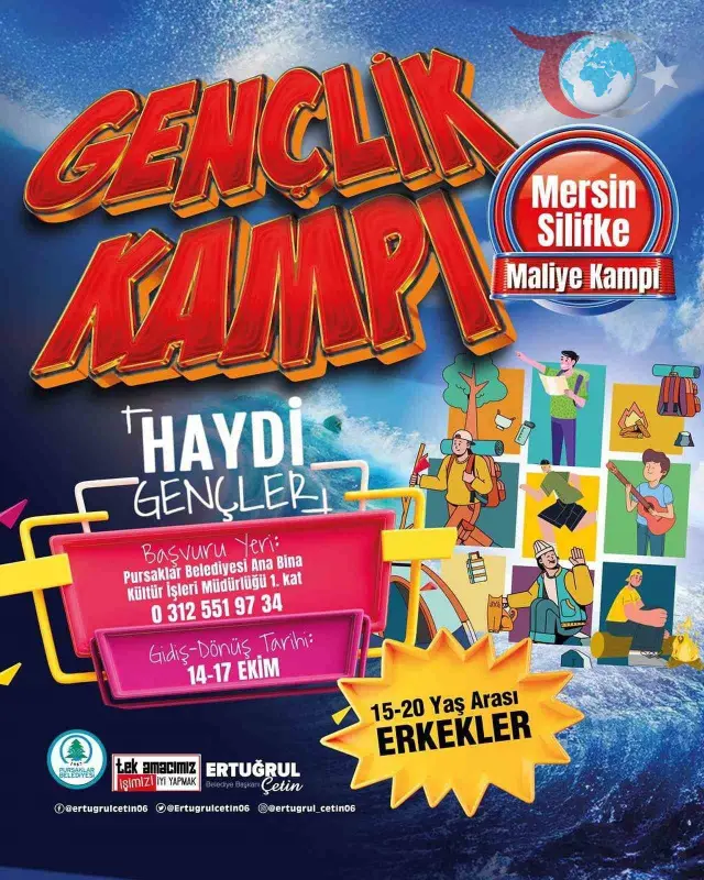 Pursaklar Belediyesi'nden Gençlere Unutulmaz Kamp Deneyimi