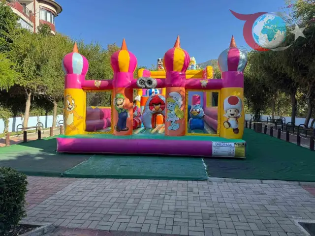 Alanya Belediyesi'nden Çocuklar İçin Yenilenen Balon Park