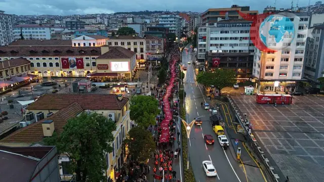 Samsun'da 19 Mayıs Coşkusu Yağmurla Taçlandı