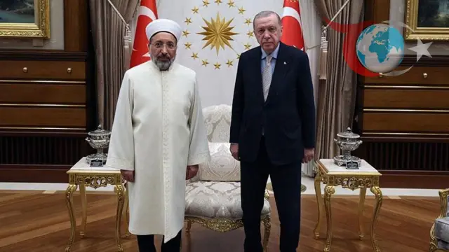 Cumhurbaşkanı Erdoğan, Diyanet İşleri Başkanı Arpaguş'u Kabul Etti