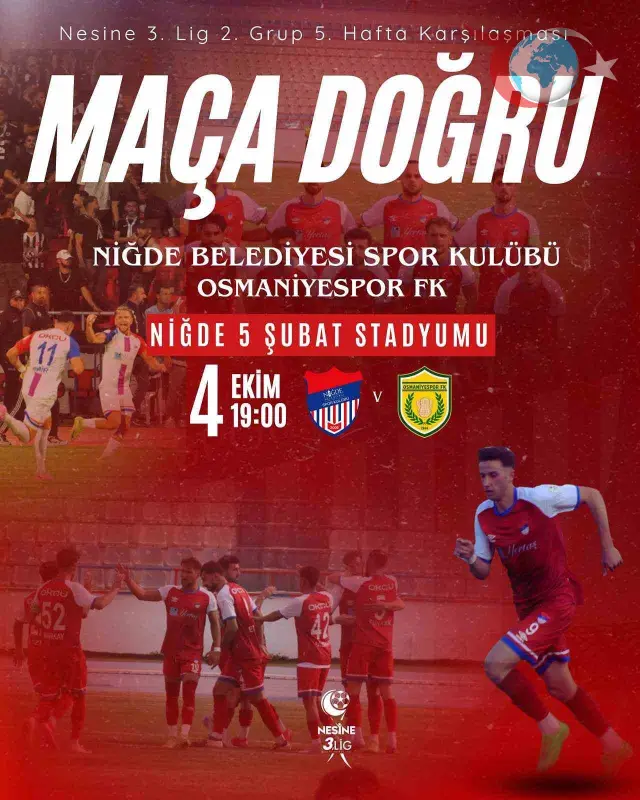 Niğde Belediyespor, Osmaniyespor FK Önünde Galibiyet Arayışında