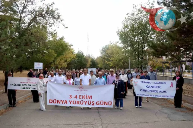 Kayseri'de Dünya Yürüyüş Günü: Sağlıklı Yaşam İçin Adımlar Atıldı