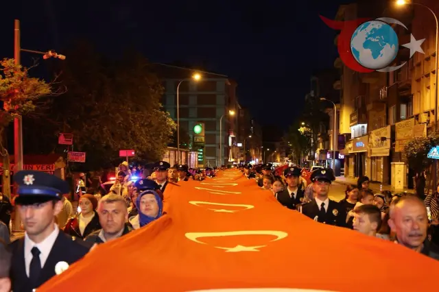 Gençlik Yürüyüşü Afyon'da Coşkuyla Gerçekleştirildi