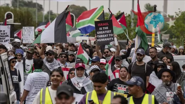 Cape Town'da Filistin İçin Sesler Yükseldi