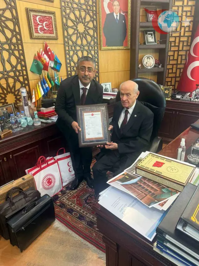Erzurum’da MHP’nin Yeni İlçe Teşkilat Binası Devlet Bahçeli’ye Tanıtıldı