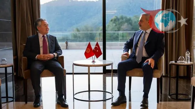 Türk ve Kırgız Dışişleri Bakanları Azerbaycan'da Bir Araya Geldi
