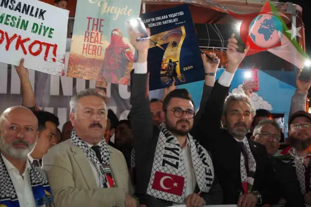 Kayseri'de Binlerce Vatandaş Filistin İçin Tek Yürek Oldu