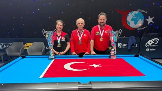 Türk Bilardocular Avrupa Şampiyonası'nda Çifte Zafer Elde Etti