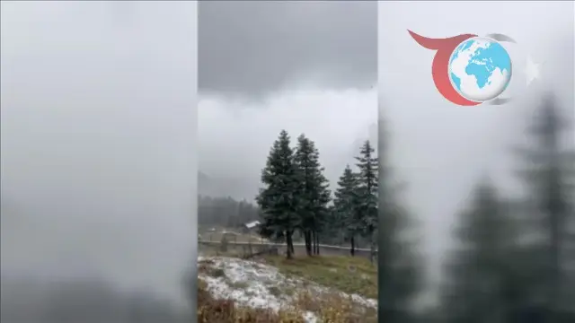 Ilgaz Dağı'nda Kışın İlk İzleri: Zirvede Kar Beyazı Görüntüler
