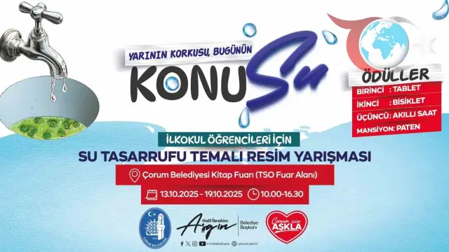 Çorum Belediyesi'nden Çevre Bilincine Katkı: Ödüllü Resim Yarışması